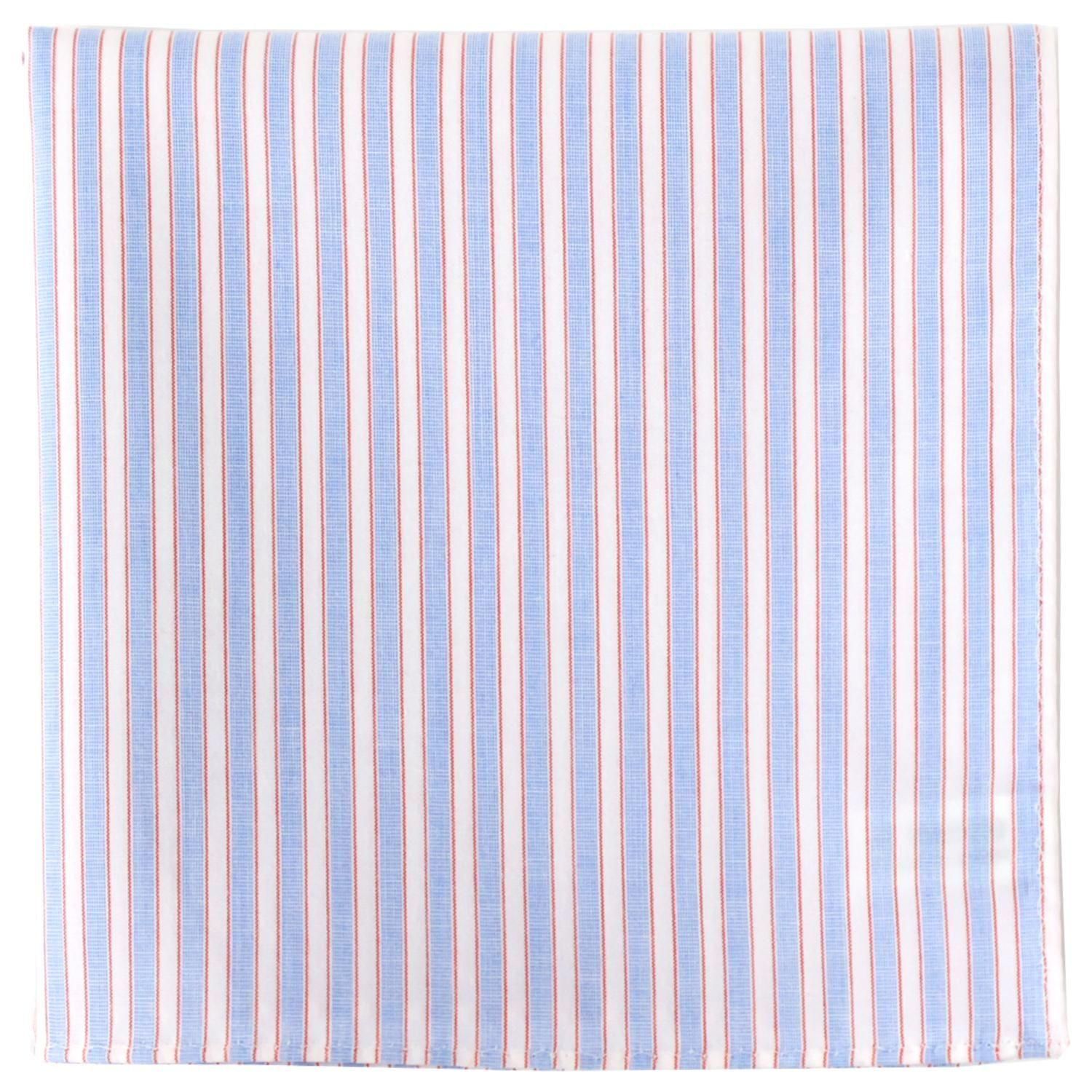 ブルーレッドポプリンストライプハンカチ | H TOKYO ハンカチ | OLD