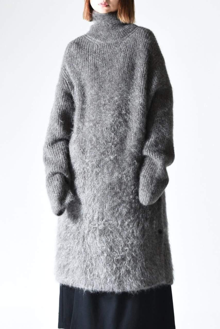 Yohji Yamamoto POUR HOMME モヘア×アルパカ×ウールタートルロング