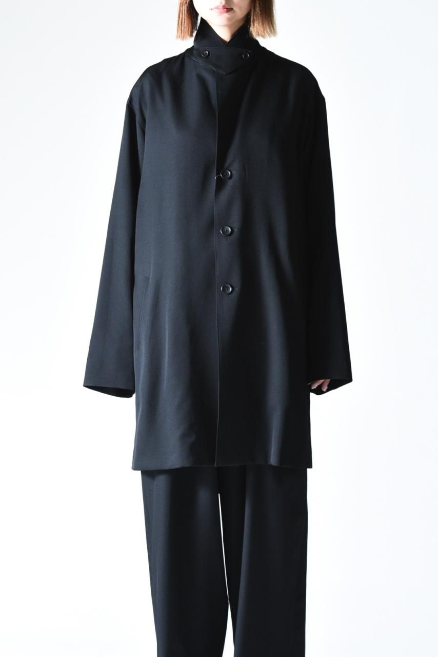 Yohji Yamamoto POUR HOMME シワギャバスタンドカラー×テーラード