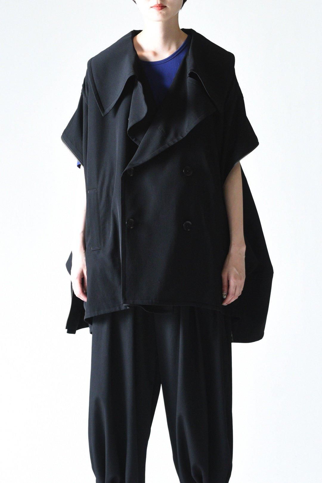 Ground Y ウールギャバジンジッパーオーバーコート - Ka na ta,Yohji