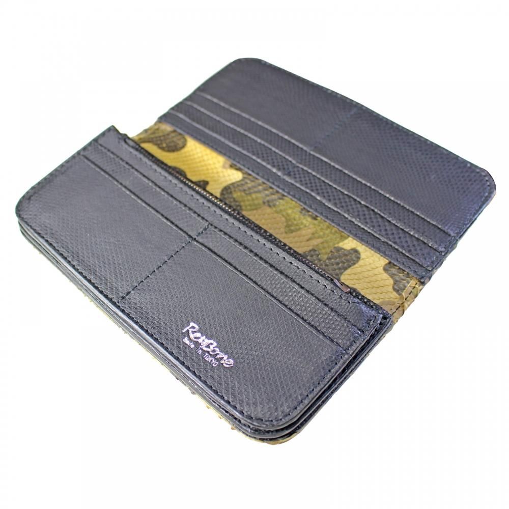 長財布/オールレザー パイソン迷彩柄 - エキゾティックレザーを中心と