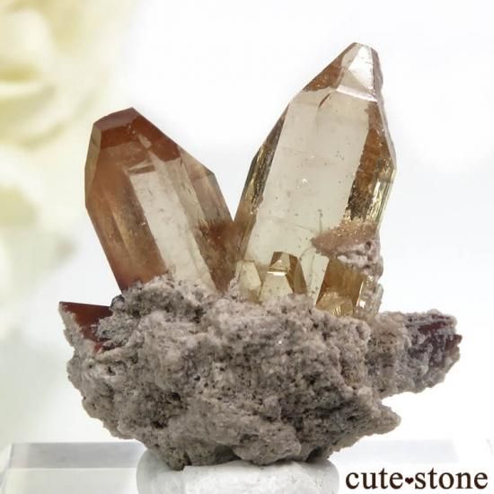 メキシコ Villa Garcia Municipality産 トパーズの母岩付き結晶（原石