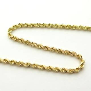 K18イエローゴールド パイプロープ 50cm 2.0mm | ネックレスチェーン専門店