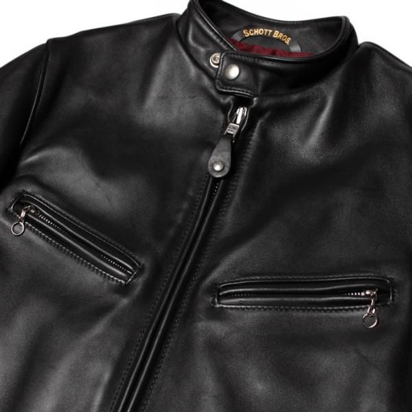 ショット カフェレーサー シングルライダース ブラック Schott 641XX