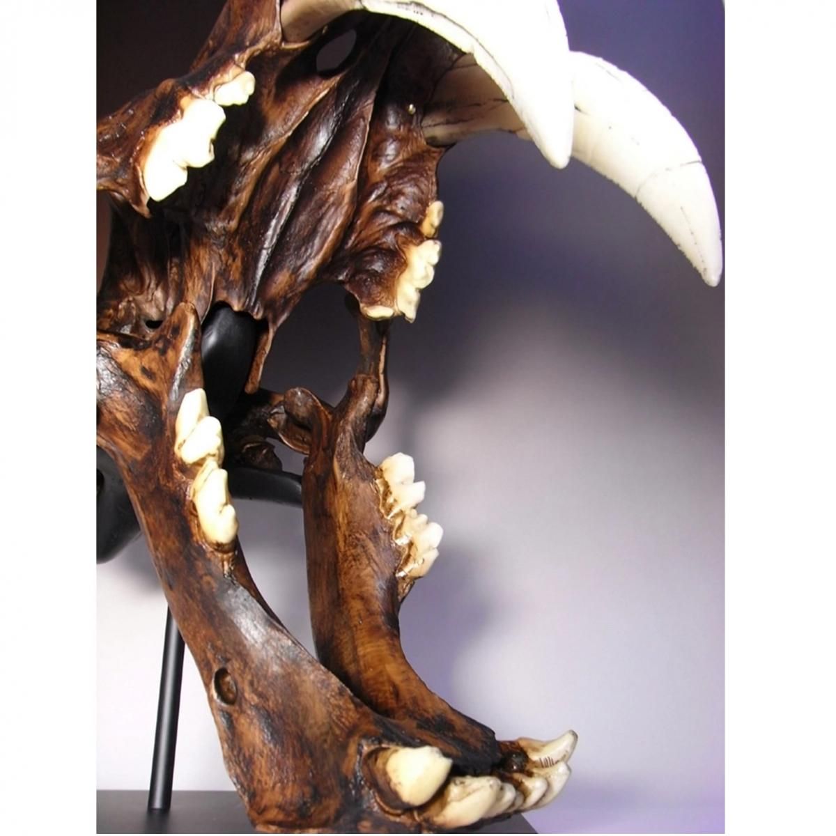 サーベルタイガーのレプリカ 【アンティークフィニッシュバージョン】