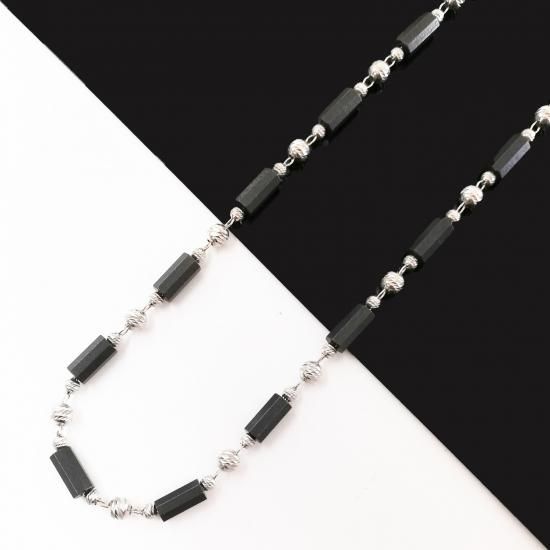 Dis Moi ディモア ネックレス ブラックシリカ K18WG 43cm 【公式通販】