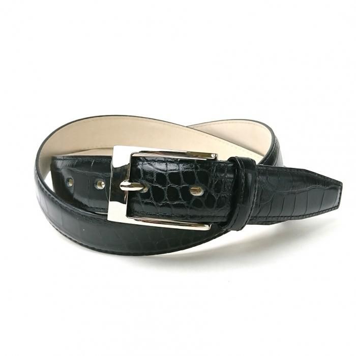 カルクル・クロコダイル型押しベルト | carcru online shop