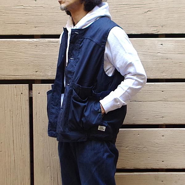 SASSAFRAS(ササフラス)/Overgrown Hiker Vest : C/N Oxford オーバー