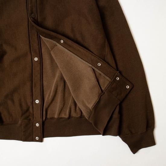 blurhms ブラームス 「Soft & Hard Sweat Snap Cardigan」 - WEEKENDER