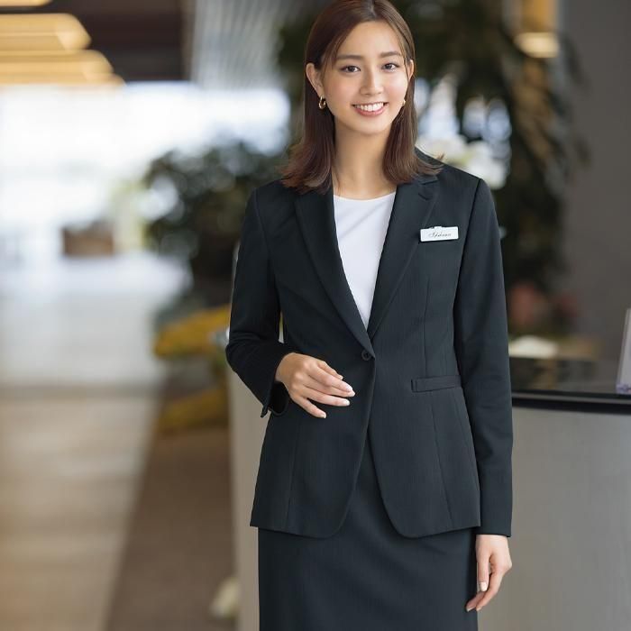 S-25280（セロリー）Selery ジャケット ストレッチ 洗える しごと服