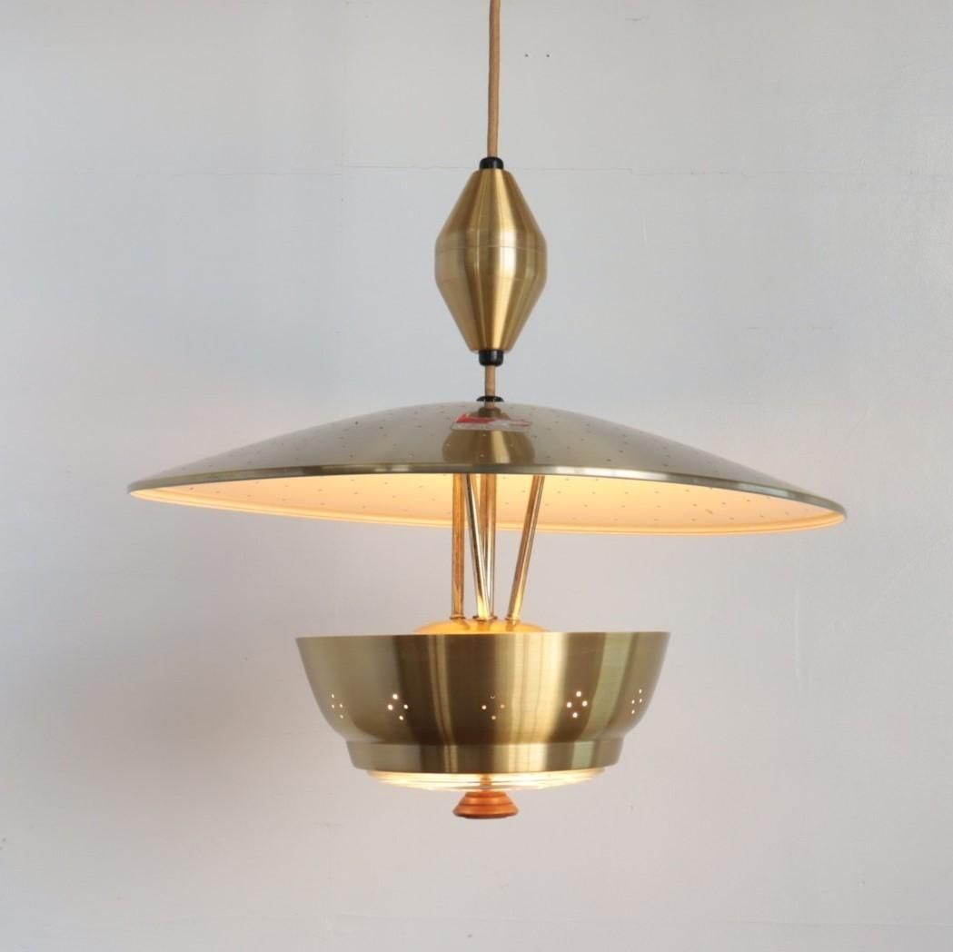 3195 アメリカ ヴィンテージ ミッドセンチュリー UFOランプ ペンダント