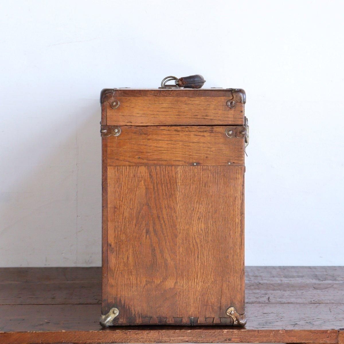 ヴィンテージ ウッドツールボックス 工具入れ -通販-ローズボール