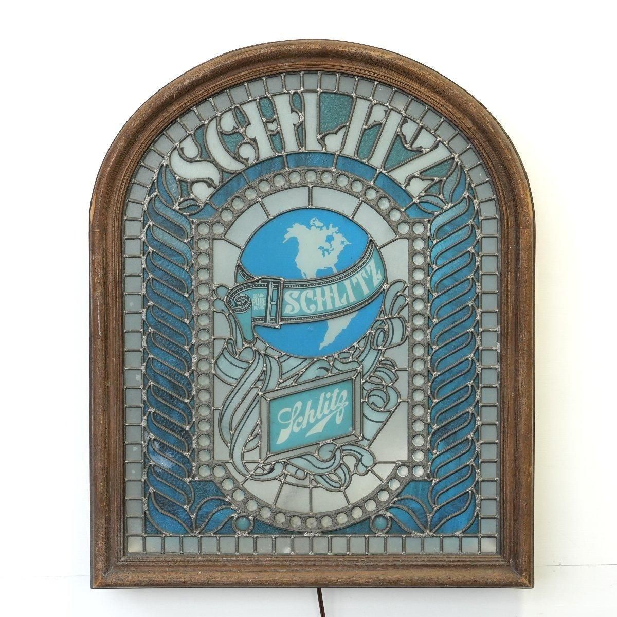 ライトサイン ビール SCHLITZ 看板 -通販-ローズボールアンティークス