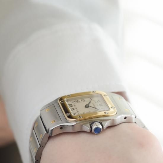 カルティエ Santos Galbee サントスガルベ SM [クォーツ cal.157