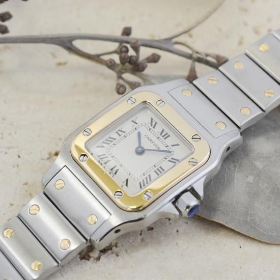 カルティエ Santos Galbee サントスガルベ SM [クォーツ cal.157