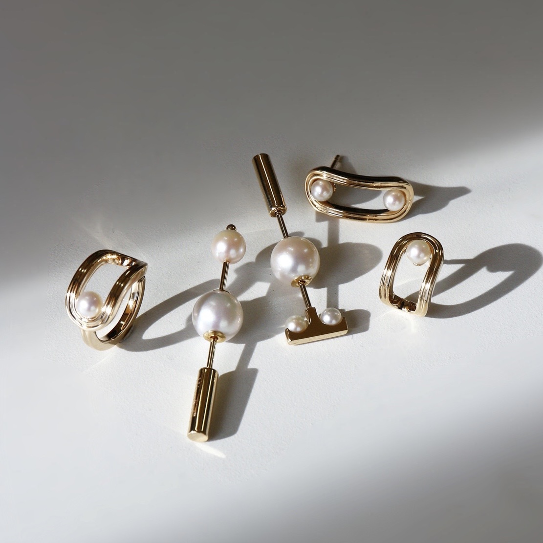 Hirotaka（ヒロタカ) Mini Spear Pearl Earring | パール ピアス