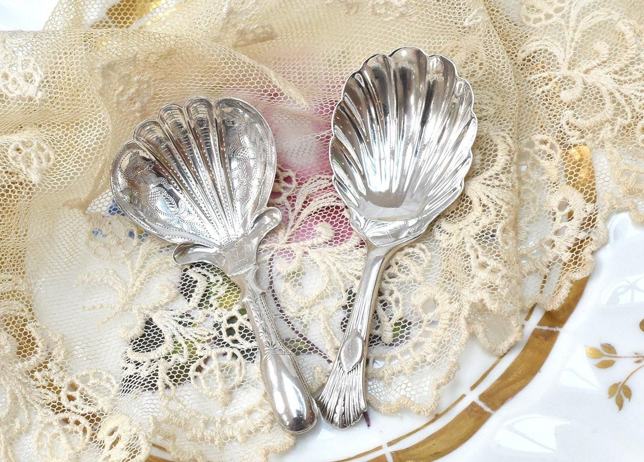 純銀】1919年 キャディースプーン - Edwardian Dreams Antiques/英国