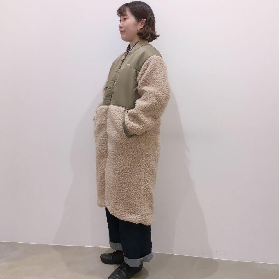 THE NORTH FACE PURPLE LABEL - Wool Boa Fleece Denali Coat