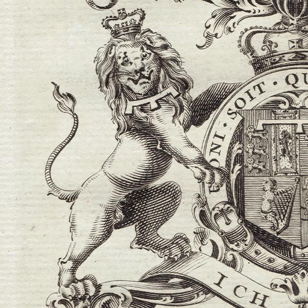 英国貴族の紋章 「His Royal Highness George Prince of Wales