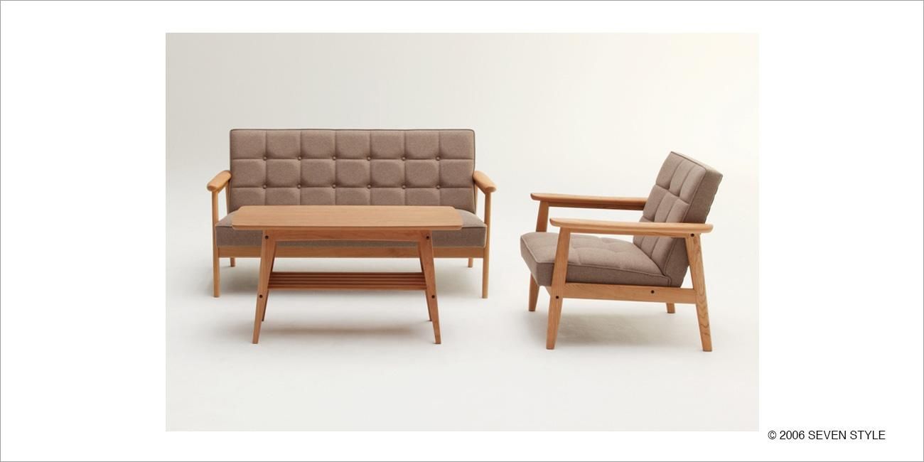 店頭限定】【送料無料】カリモク60＋カリモク Kチェア2シーター