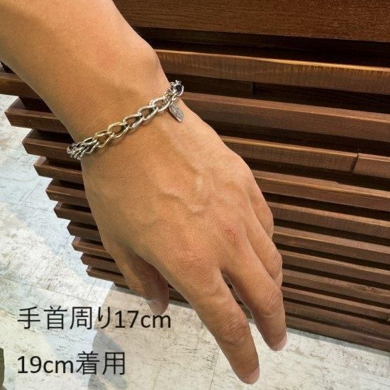 19cm】【21cm】【24cm】Sandia別注 シングルマネーチェーン