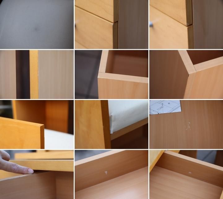 無印良品(MUJI)の希少なメープル材を使用したドレッサーセットです