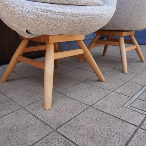 MOMO NATURAL(モモナチュラル)のM-ROUND CHAIR ML / COVERING 2脚