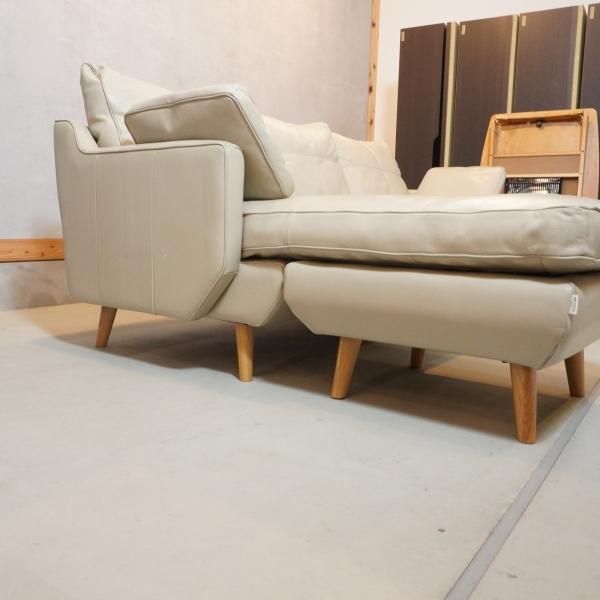 KEYUCA(ケユカ)で取り扱われていたウォージー 本革 組替えカウチソファ