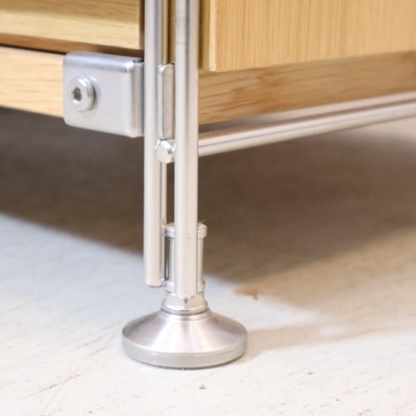 無印良品(MUJI)の人気のオーク材×ステンレスユニットシェルフ/ボックス