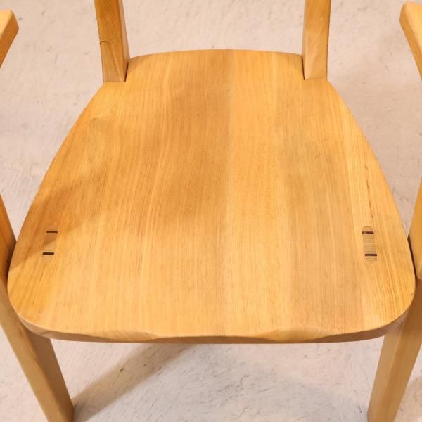 春日 麗シリーズ タモ材 ダイニングチェア 2脚セットです。北欧