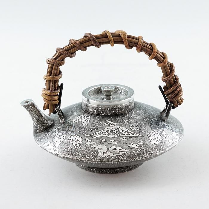 錫 黒じょか・ちょか 桜島 黒吹雪漆加工 盃3ヶ 260ml [No.57-1]｜薩摩