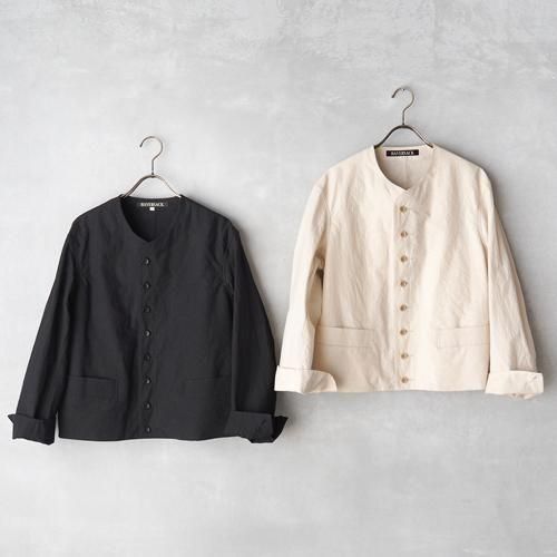 haversack ハバーサック ドメブラ L ノーカラー ジャケット haversack