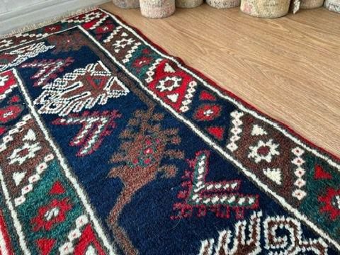 ヴィンテージターキッシュラグ オーバーダイラグ トルコラグ