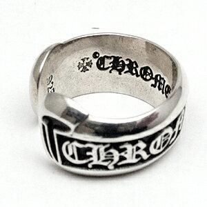 クロムハーツ リング/指輪（Chrome Hearts）スクロールラベル リング
