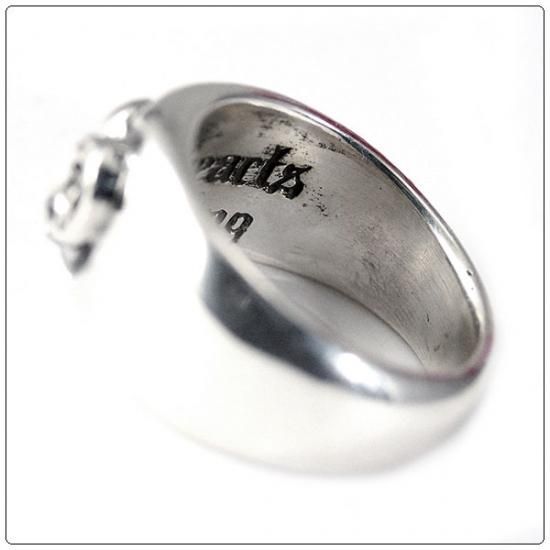 クロムハーツ リング/指輪（Chrome Hearts）ハート イン バンド リング