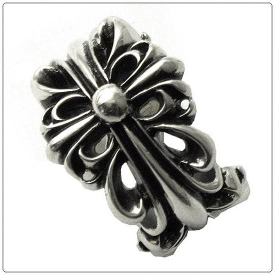 クロムハーツ リング/指輪（Chrome Hearts）ダブル フローラル クロス
