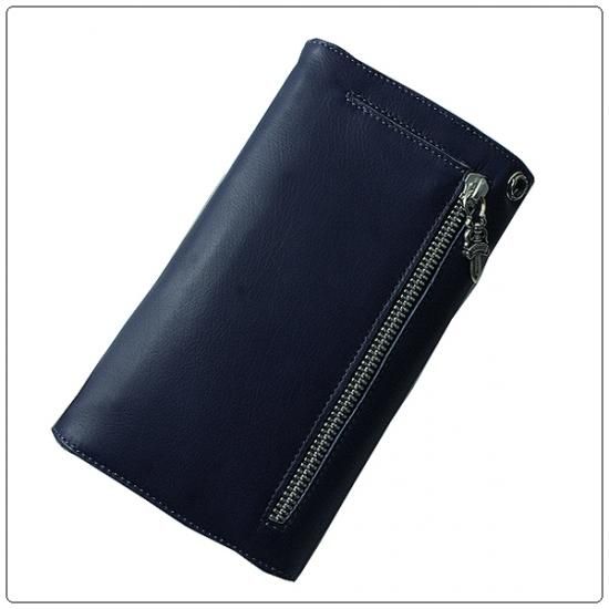 クロムハーツ 財布（Chrome Hearts）ウェーブ ウォレット クロスボタン