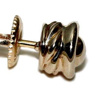 ロンワンズ(LONE ONES) ピアス イヤリング カーブド スタッド 18K