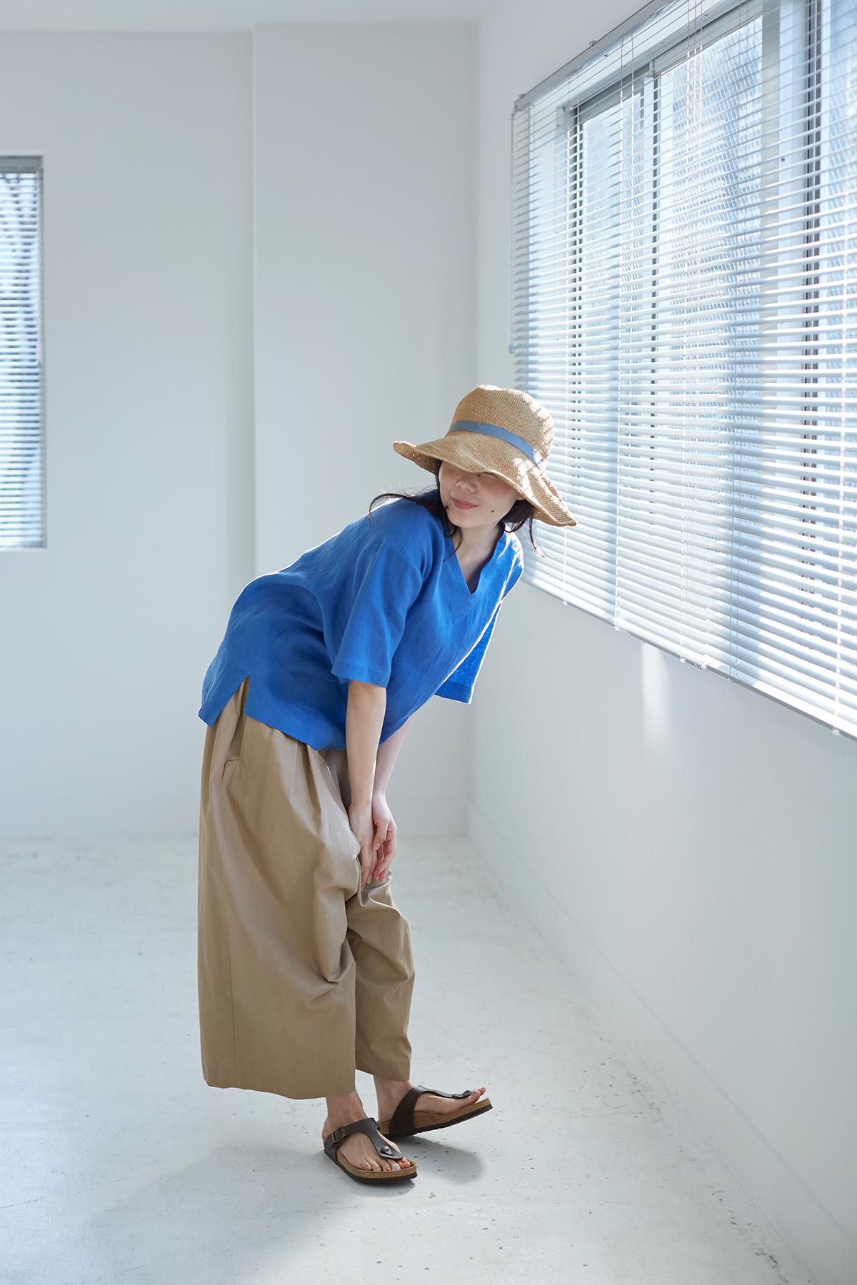 cotton linen gaucho pants - atelier naruse｜Online store｜the an