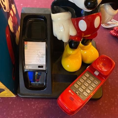 DISNEY ミッキーマウス電話機② - ヴィンテージ雑貨の通販【OttO