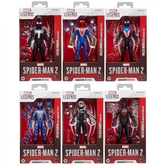 マーベル・レジェンズ ゲーマーバース スパイダーマン wave 1 6種