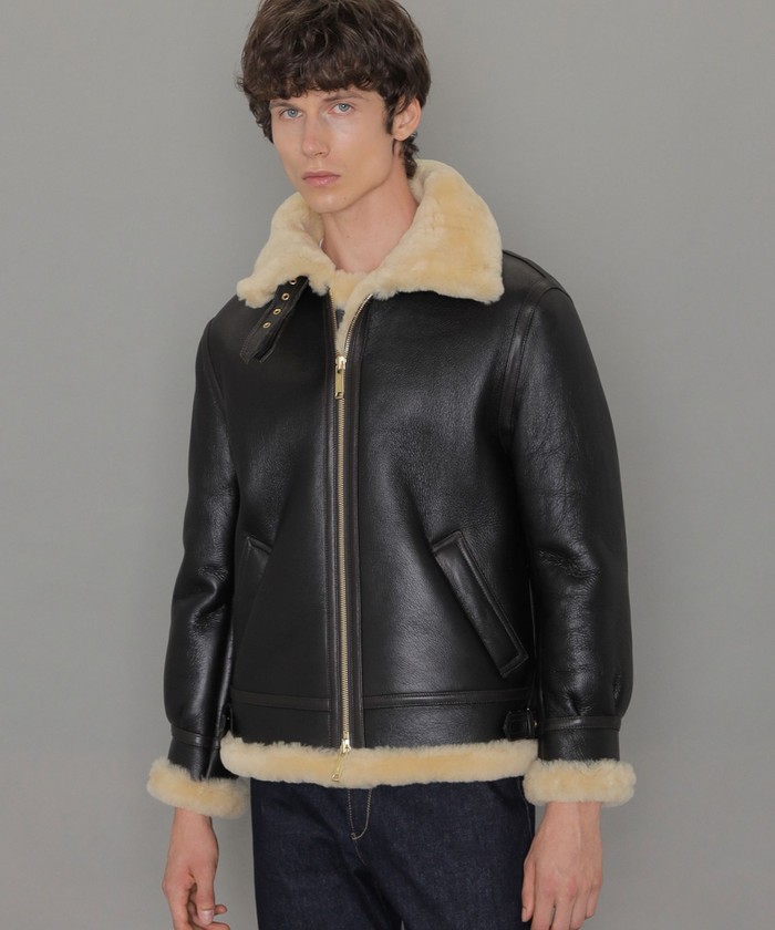シープスキンムートンB－3ブルゾン(505432262)｜HANKYU MEN'S / 阪急メンズ