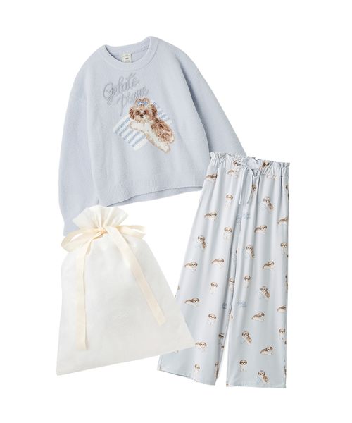 ラッピング済み】シーズージャガードプルオーバー&ロングパンツSET