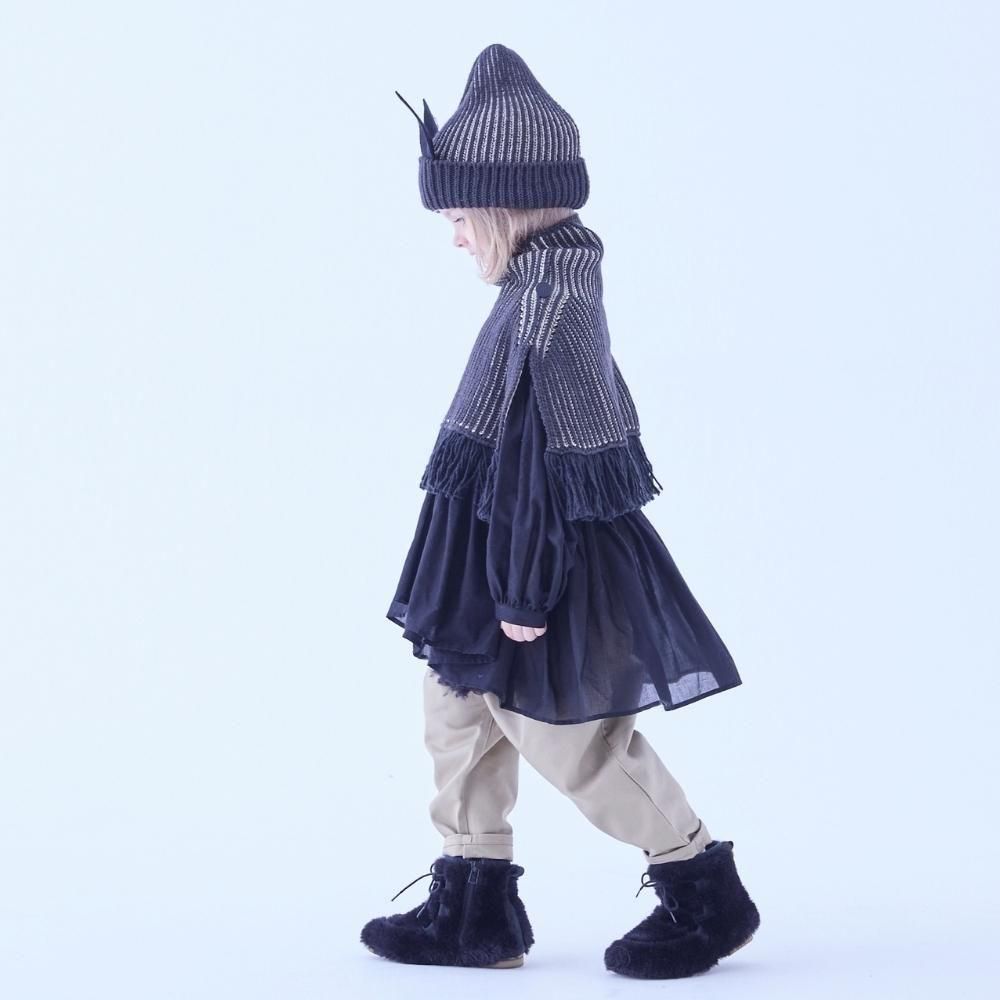 40%off】eLfinFolk（エルフィンフォルク）／Rib knit Knights capeⅡ