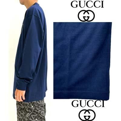 グッチ GUCCI ロンT ロングTシャツ メンズ 長袖 トップス ロゴT