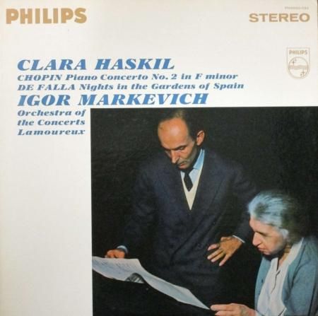 LPレコード クララ・ハスキル / I. マルケヴィチ ～ コンセール