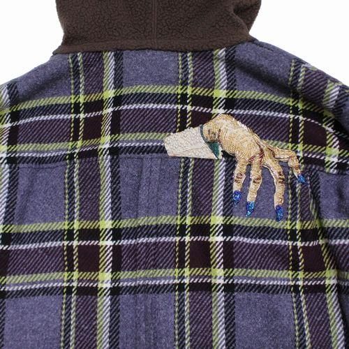 UNDERCOVER アンダーカバー 23AW ハンドビーズ ポーラ ボアフード 付