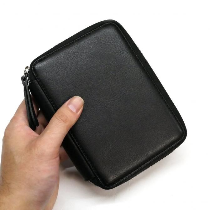 パスポートケース ファスナーカードケース カード入れ 本革 牛革 全2