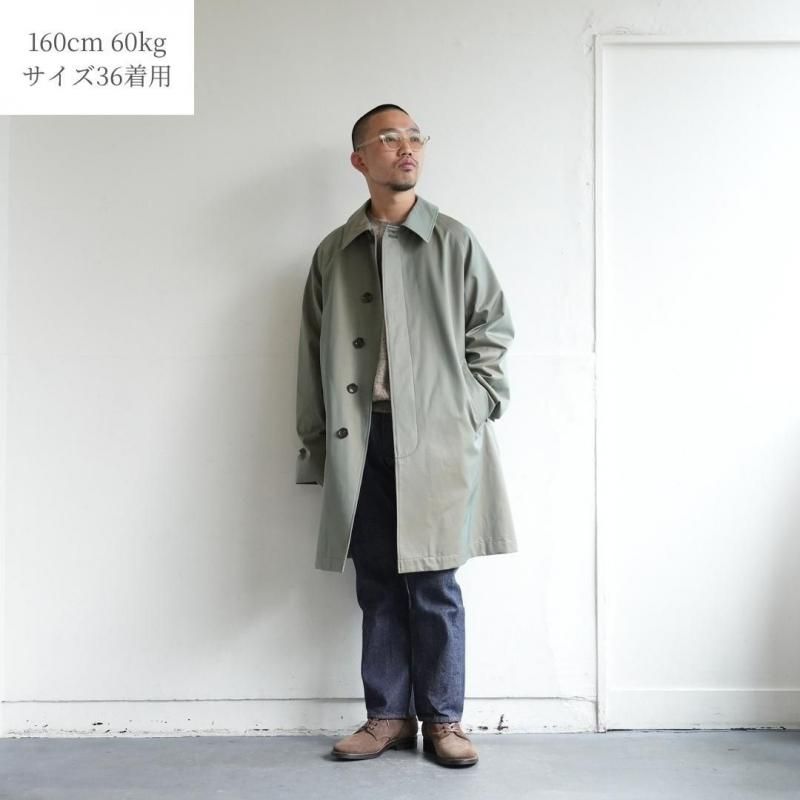 WORKERS（ワーカーズ）Bal Collar Coat Cotton Gabardine - ZABOU