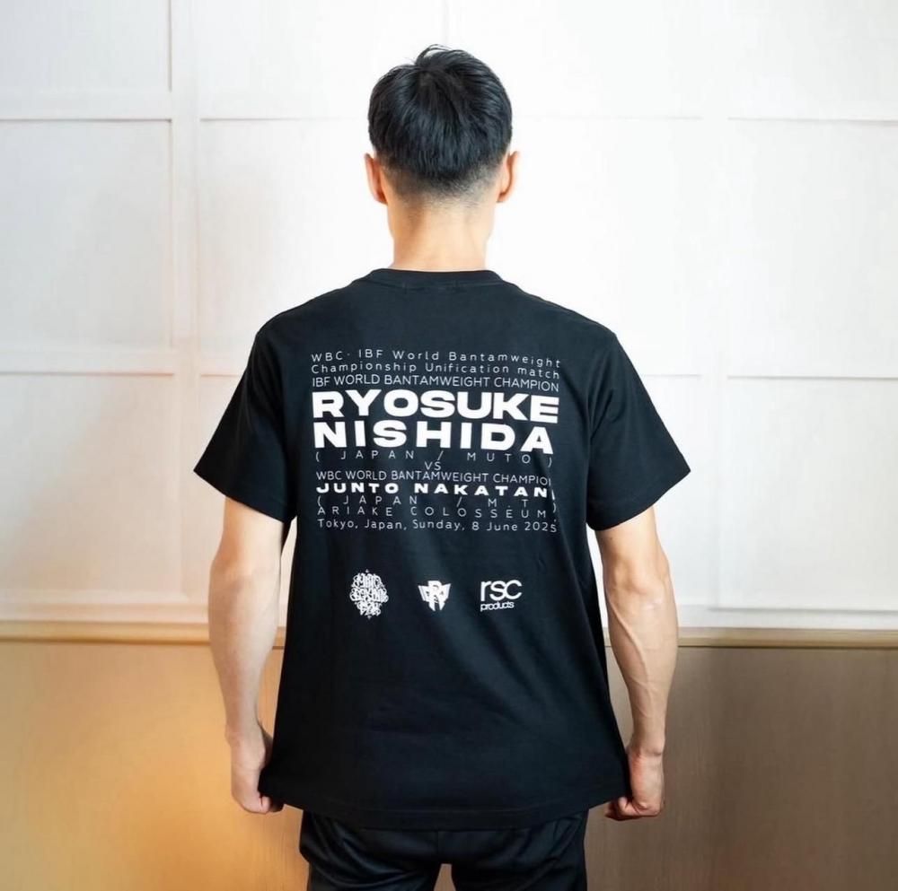西田凌佑世界統一戦応援Tシャツ （黒） - rscproducts OFFICIAL ONLINE